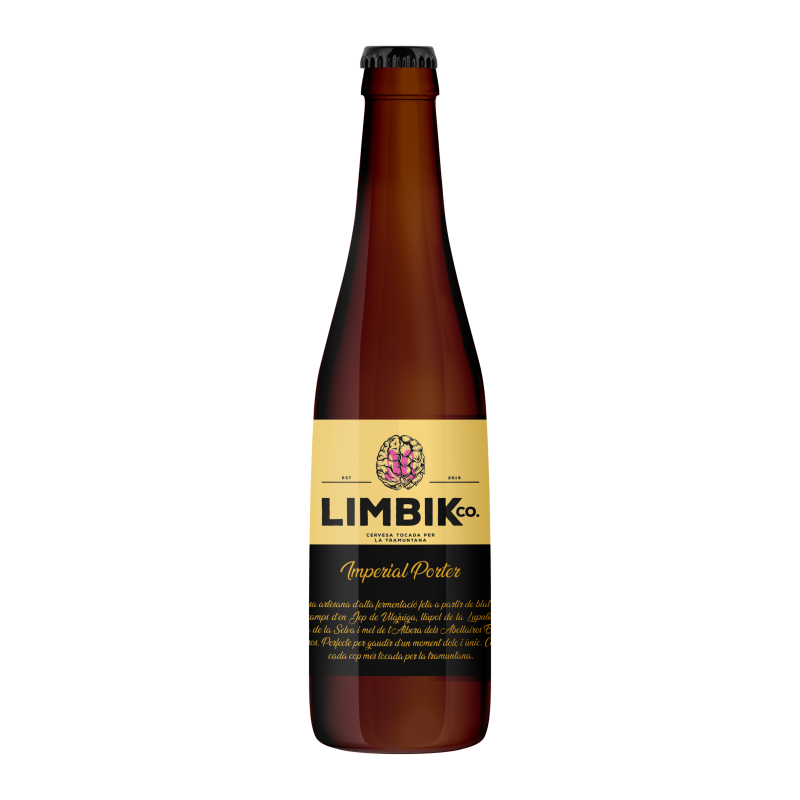 Limbik co. Imperial Porter beer